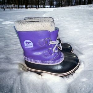Sorel Kids Purple Waterproof Winter Boots